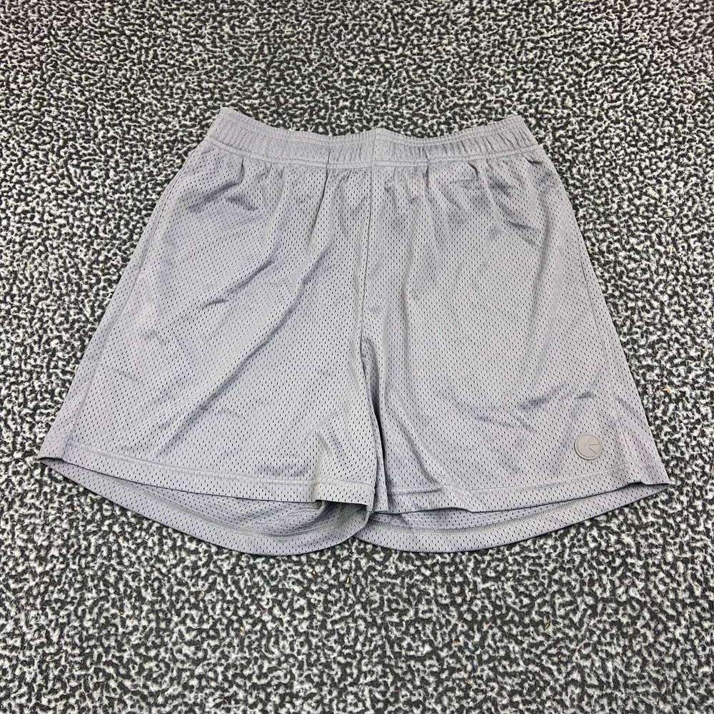 Ethika Athletic Shorts Men 30 Gray Mesh Drawstring‎ Pocket Outdoor Adult